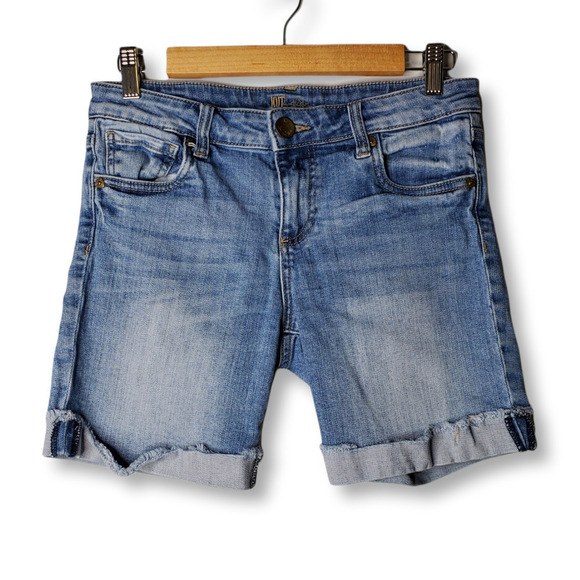 Kut from the Kloth Tarun Roll Cuff Short Sz 4 - Picture 1 of 15